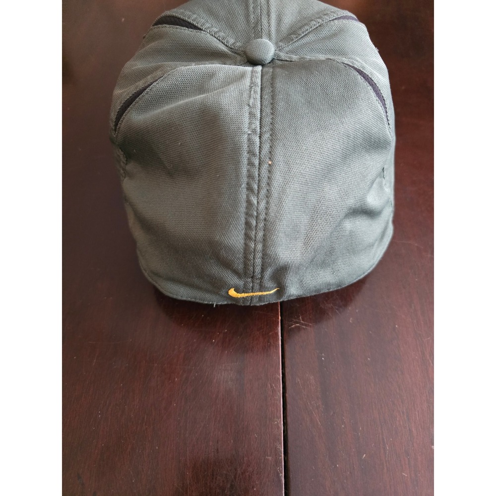 Nike Livestrong Hat Mens Olive Green Yellow Adjustable‎ Baseball Cap Swoosh - Picture 5 of 5